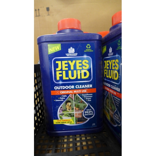 2360 - Eight 1ltr bottles of Jeyes outdoor Multi-use cleaning fluid