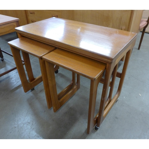 17 - A McIntosh Triform teak nest of tables