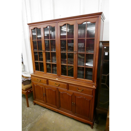 183 - A Chinese hardwood bookcase