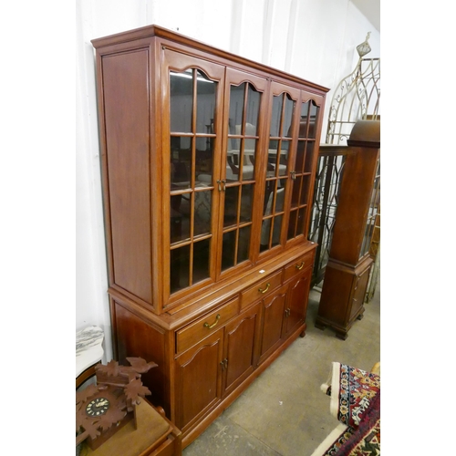 183 - A Chinese hardwood bookcase