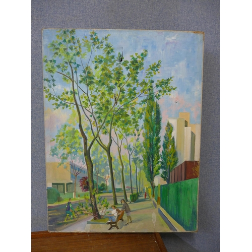 272 - Two Eastern European School landscapes, unframed