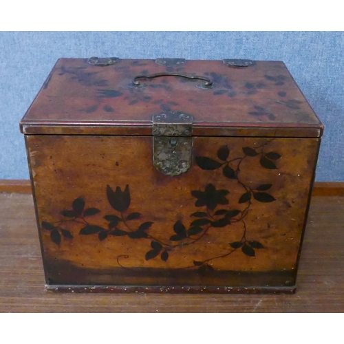 288 - A Japanese inlaid wooden table top kodansu cabinet