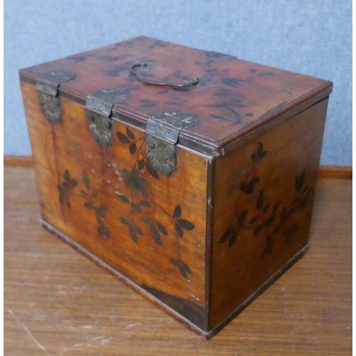 288 - A Japanese inlaid wooden table top kodansu cabinet