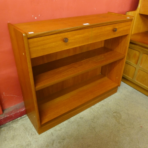 29 - A small Nathan teak open bookcase