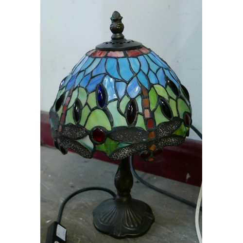 316 - Two Tiffany style table lamps