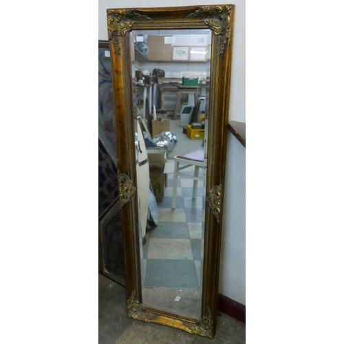 323 - A French style gilt framed mirror