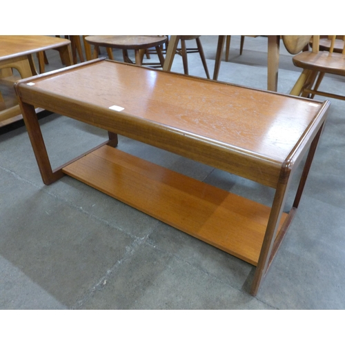 4 - A teak rectangular coffee table