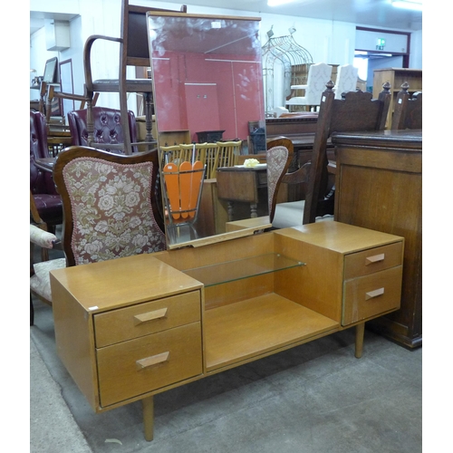 45 - A Stag Concord oak dressing table, designed by John & Sylvia Reid