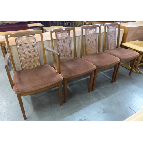 46 - A set of four G-Plan Fresco teak dining chairs