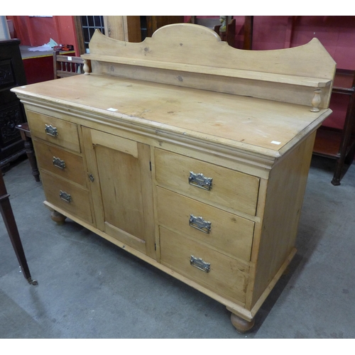 56 - A Victorian pine dresser