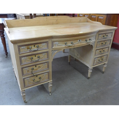 63 - A Victorian Adams style pine desk