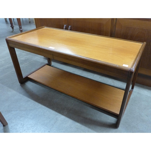 8 - A teak rectangular coffee table