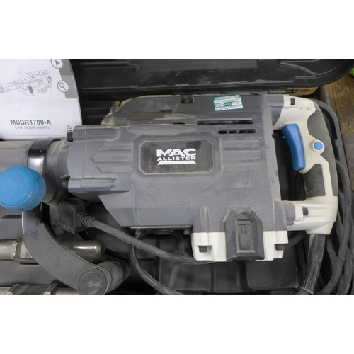 2049 - A Macallister MSBR 1700-A 1700w breaker - 240v - in case - W