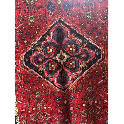 1589 - A thick wood pile handwoven Persian Nahavan village rug