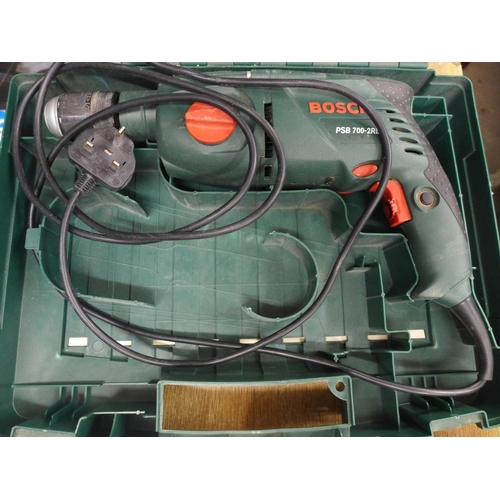 2015 - A Bosch PSB 240v drill and Powercraft breaker drill (700-2RE)