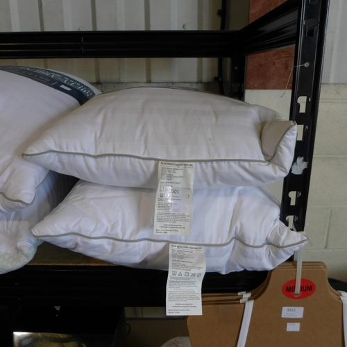 3001 - Two Hotel Grand Down Roll Jumbo Pillows (306-292) * This lot is subject to VAT