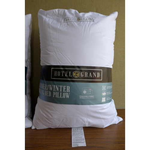 3002 - Hotel Grand Down Roll Jumbo Pillow And Hotel Grand Summer/Winter Pillow (306-801) * This lot is subj... 