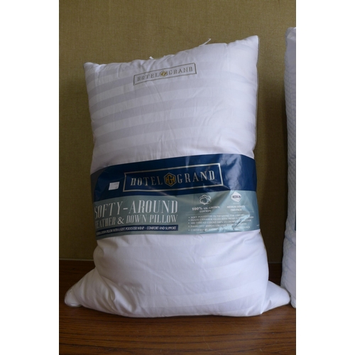 3002 - Hotel Grand Down Roll Jumbo Pillow And Hotel Grand Summer/Winter Pillow (306-801) * This lot is subj... 