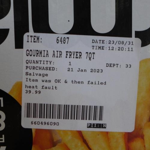 3006 - Gourmia Air Fryer (7QT) (306-268) * This lot is subject to VAT