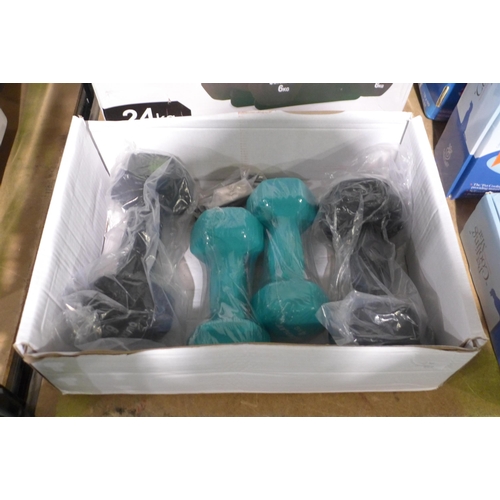 3038 - Quickplay Neoprene Dumbbell Set  (305-104)    * This lot is subject to vat