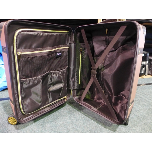 3040 - Rock Vintage Pink Three Piece Luggage Set, original RRP £183.33 + VAT  (305-86)    * This lot is sub... 