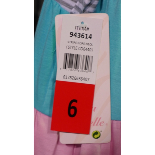 3042 - Ten girl's Jona Michelle multi-coloured summer dresses - size 6 * This lot is subject to VAT