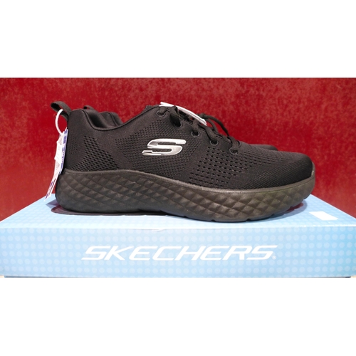 3047 - Pair of men's black Skechers - UK size 8 * This lot is subject to VAT