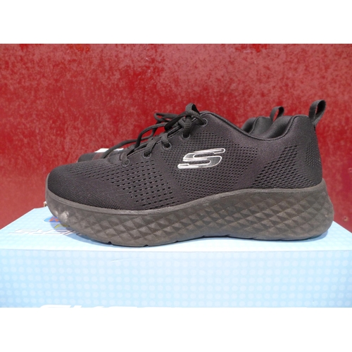 3048 - Pair of men's black Skechers - UK size 8 * This lot is subject to VAT