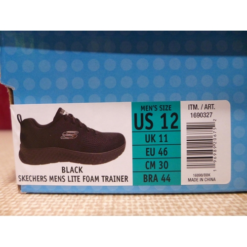 3049 - Pair of men's black Skechers - UK size 11 * This lot is subject to VAT