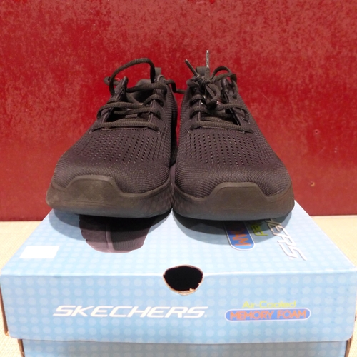 3050 - Pair of men's black Skechers - UK size 9 * This lot is subject to VAT