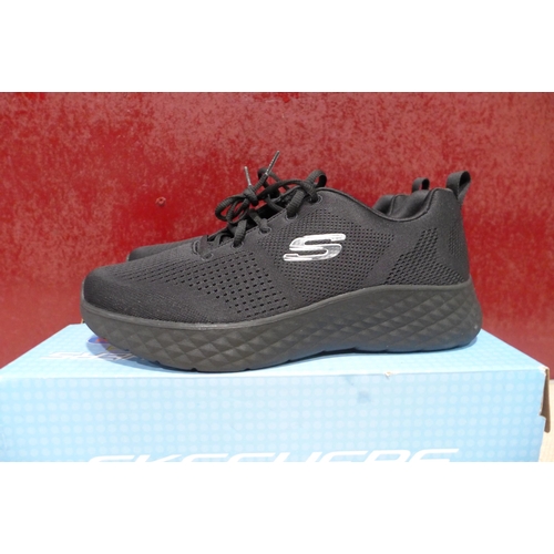 3050 - Pair of men's black Skechers - UK size 9 * This lot is subject to VAT