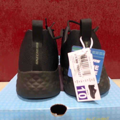 3050 - Pair of men's black Skechers - UK size 9 * This lot is subject to VAT