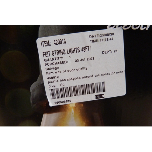 3118 - Feit String Lights (48ft/14.6m)  (305-92)    * This lot is subject to vat