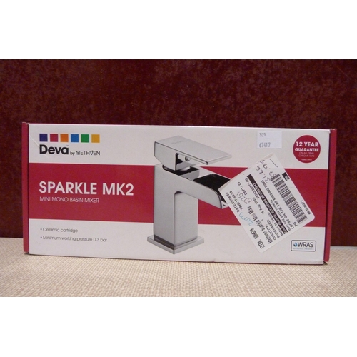 3119 - Deva by Methven Sparkle Mono Mini Mixer Tap (model:- SPA2313)  (305-139)    * This lot is subject to... 