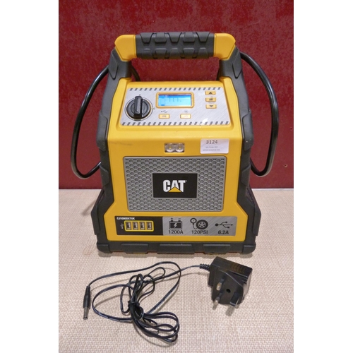 3124 - Cat 1200 Amp Jump Starter (model:- CJ1000DXT) (306-295) * This lot is subject to VAT