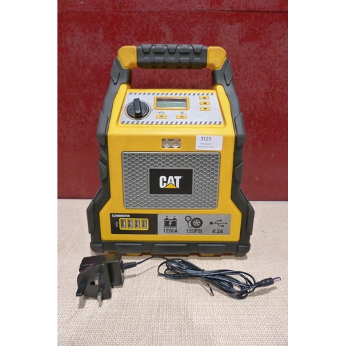 3125 - Cat 1200 Amp Jump Starter (model:- CJ1000DXT) (306-296) * This lot is subject to VAT