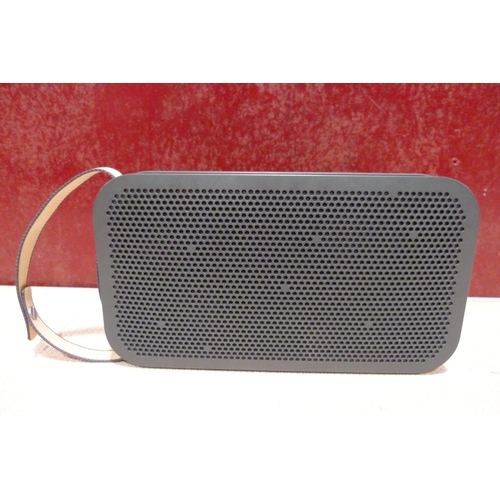 3129 - Bang & Olufsen Play A2 Active Stone Grey portable Bluetooth speaker - W