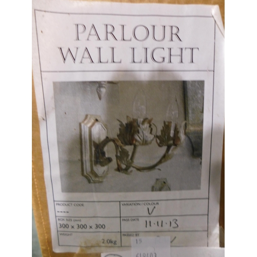 3186 - Pair of Parlour Wall Lights (29)