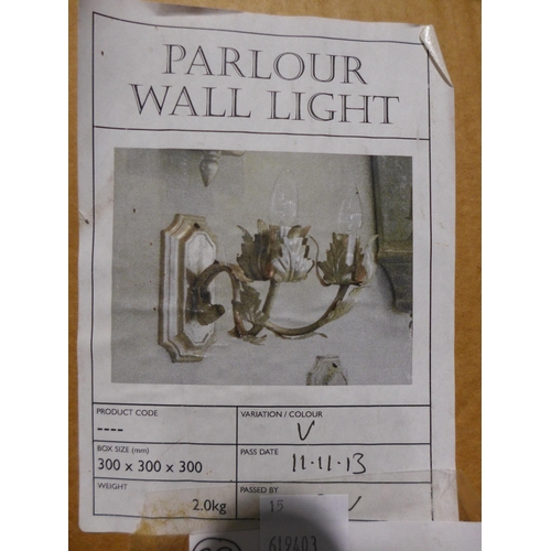 3186 - Pair of Parlour Wall Lights (29)