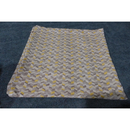 3205 - Yellow Themed Bundle inc: Cushion, Cushion Covers and Entrance Mat (W)