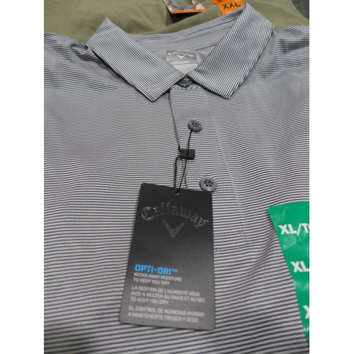 3233 - Quantity of men's branded polo t-shirts, including Emporio Armani, Boss & Under Armour - various siz... 