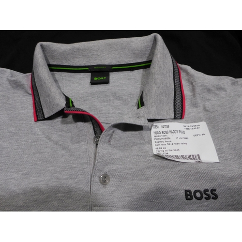 3233 - Quantity of men's branded polo t-shirts, including Emporio Armani, Boss & Under Armour - various siz... 