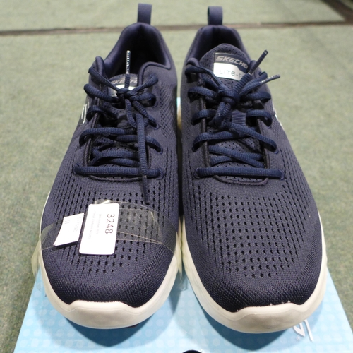 3248 - Pair of men's navy Skechers - UK size 10 * This lot is subject to VAT