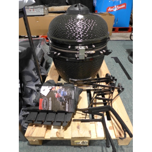 3256 - Louisiana Komado Black Ceramic Charcoal Grill (4173-9) *This lot is subject to VAT