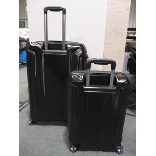 3300 - Samsonite Endure Two Piece Hardside Black Suitcase Set, original RRP £129.99 + VAT    (305-84)    * ... 