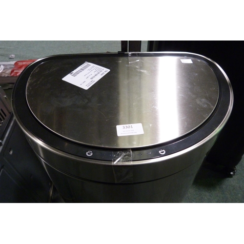 3301 - 47ltr Eko Semi-Round Bin (Dented)  (305-158)    * This lot is subject to vat