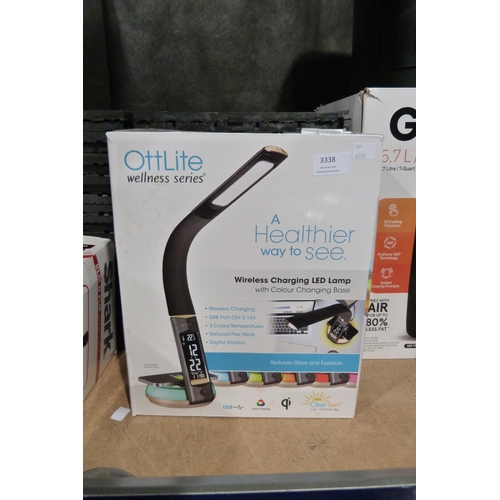 3338 - Ottlite Colour Changing LED Desk Lamp  (305-102)    * This lot is subject to vat