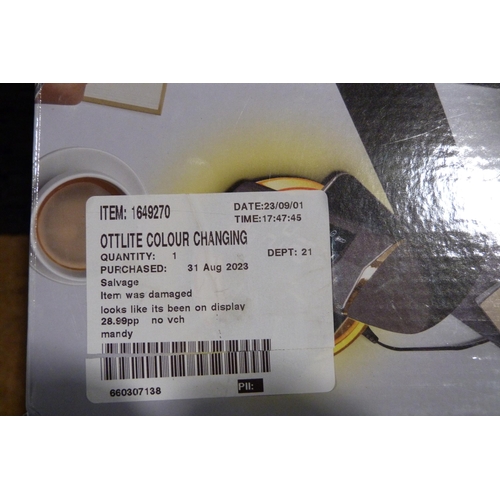 3338 - Ottlite Colour Changing LED Desk Lamp  (305-102)    * This lot is subject to vat