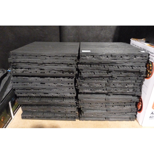 3340 - Quantity of Easy Tile Deck Tiles (Cosmo Graphite)   (305-81)    * This lot is subject to vat