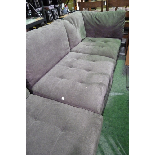 3402 - Tisdale Six Piece Sectional Slate Grey Fabric Sofa, original RRP £1299.99 + VAT  (305-74)    * This ... 